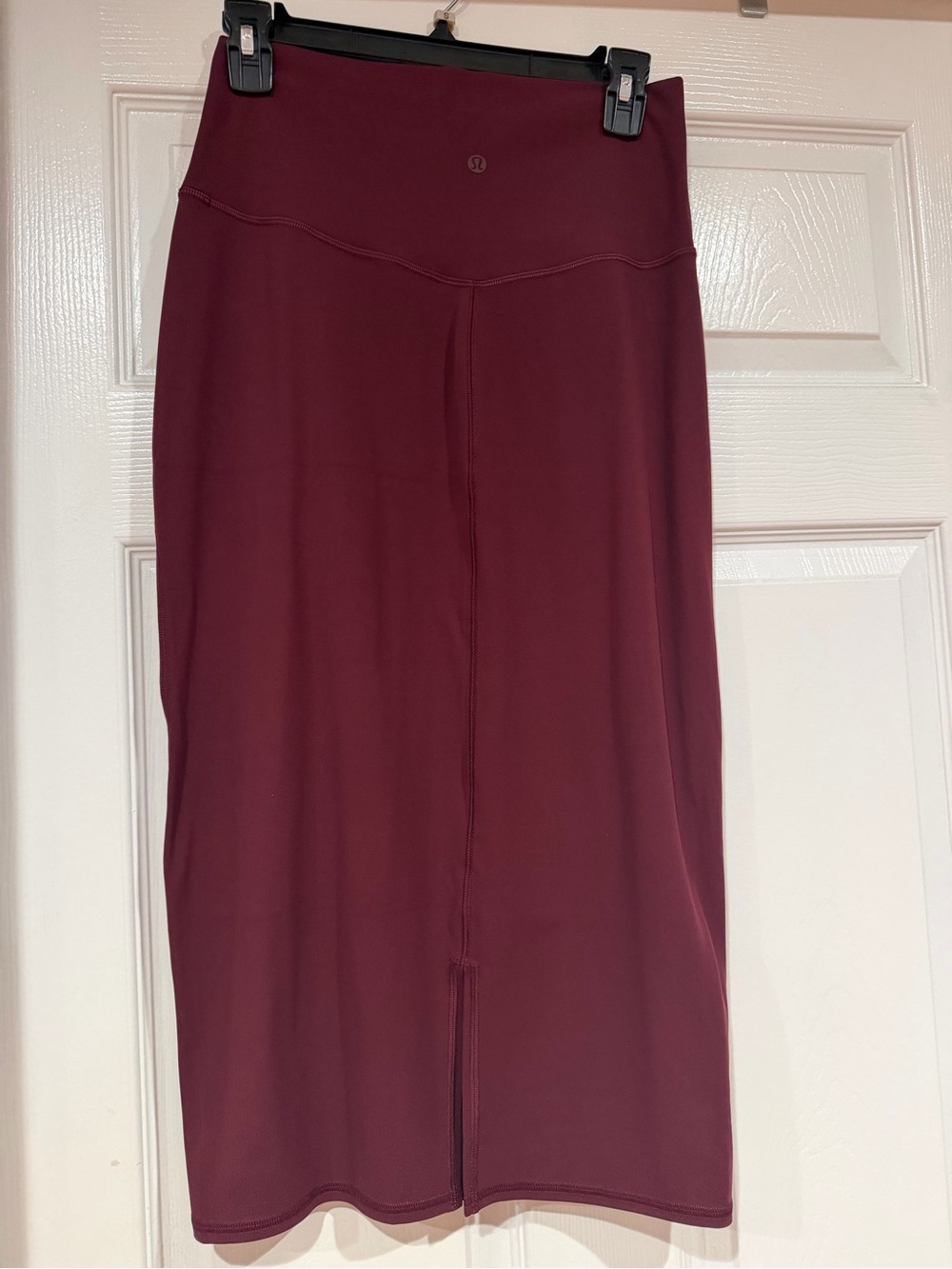 lululemon deep burgundy athletic skirt